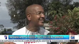 Se incendia empresa en Zona Franca de Los Alcarrizos; denuncian pérdidas millonarias