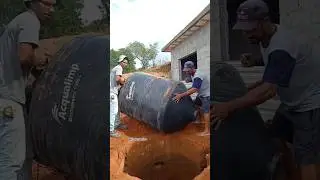 Aprenda a instalar um biodigestor #obra #constru&ccedil;&atilde;o #pedreiro
