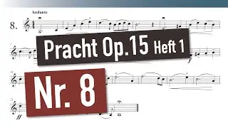 Robert Pracht - Neue Violin Etüden Op. 15 (Heft 1) - Nr. 8
