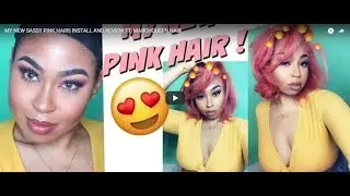Customer Review/How She Color Her Hair Pink / Ft Marchqueen Hair