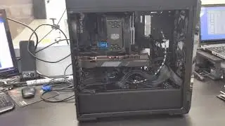 Before and After cable management (quick transformation)
