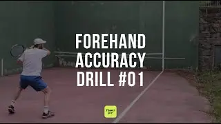 Forehand Accuracy Drill #01 I TennisFit&reg; App Workouts
