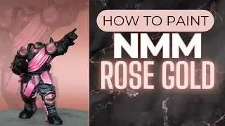 How To Paint BEAUTIFUL Rose Gold Non-Metallic Metal - Painting Tutorial