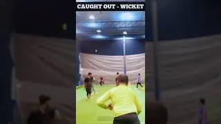 Caught Out 💯 || Wicket ✔️ || @SAS Indoor Courts, Kotikawatta || #indoorcricket #cricket #fielding