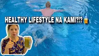 LETS MAKE GREEN SMOOTHIE  + SWIM WITH HUBBY | FILBRIT COUPLE