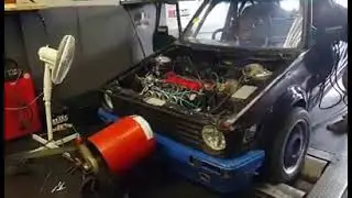 Vw mk1 golf 2l 16v abf with cams and throttles
