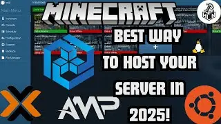 Лучший способ установить и запустить сервер Minecraft в 2025 году! (AMP/Linux-сервер!) Полное рук...