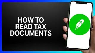 How To Read Robinhood Tax Documents Tutorial