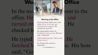 Working in the Office | Easy English Story for Beginners | Daily Job English #englishstory