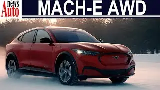 2021 Ford Mustang Mach-E AWD - Winter Testing | NewsAuto