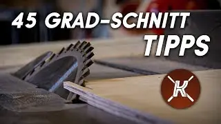 So schneidest du perfekte 45 Grad Schnitte || Jedes Mal!