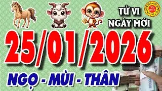 Tử vi tuổi NGỌ - M&Ugrave;I - TH&Acirc;N ng&agrave;y 25/1/2025 - Thần T&agrave;i G&otilde; Cửa | Tử Vi Việt TV