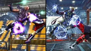 Эволюция комбо-атак из 10 приемов Рэйвен (Tekken 5&ndash;Tekken 8)