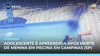 Adolescente &eacute; apreendida suspeita de omiss&atilde;o na morte de menina em piscina em Campinas | #SBTBrasil