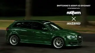 Our 600HP Audi A3 GIVEAWAY CAR REVEAL! w/ Rotiform & 034Motorsport