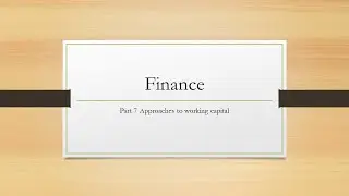 Finance part 7 Approaches of working capital #management #hedging #aggressive #conservative