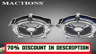 #Motorcycle Air Cleaner Transparent Air Intake Filter Chrome For Harley Sportster XL883 Touring FLH