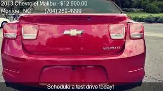 2013 Chevrolet Malibu LT 4dr Sedan w/2LT for sale in Monroe,
