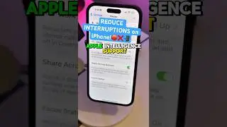 REDUCE INTERRUPTIONS on iPhone with iOS 18! ❌🛑📲