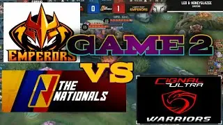 cignal ultra warriors vs happy feet emperors (game 2) THE NATIONALS SEASON 2