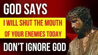 God says He will shut the mouth of the enemy for you today! Prayer against evil tongues and curses