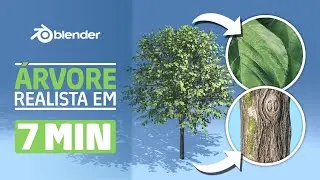 Como Criar Árvores Realistas em 7 Minutos | Tutorial Blender 3D