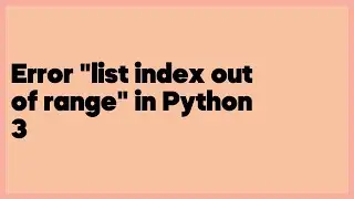 Error 