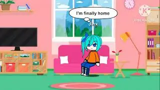 Jinx is walking home