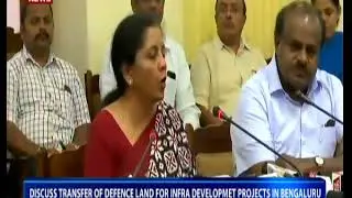 Union Defence Minister Nirmala Sitharaman meets CM of Karnataka