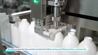 AILE 2 Heads Liquid Follow Filling Machine Tracking Filler Liquid Filling Line
