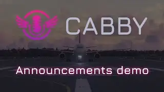 Cabby - Announcements demo - Microsoft Flight Simulator 2024