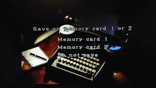 RESIDENT EVIL 2 Leon Kennedy Police Station 1F Ink Ribbon Memory Card 1 LeonA/01/Hall 01.02.25