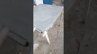 latex cement cloth experiment 1