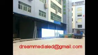 P10 Outdoor LED Advertising Screen with High Brightness 8000nit
