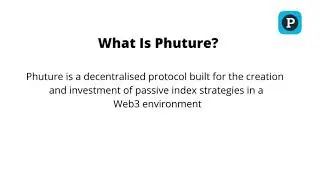 Everything you need to know about $PHTR- the native governance token of the Phuture protocol.