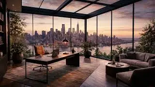 4K City Calm &mdash; Slow Jazz for Focus & Deep Work (2 Hours)