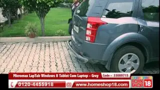 Homeshop18.com - Micromax LapTab Windows 8 Tablet Cum Laptop - Grey