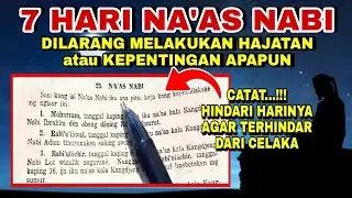 Primbon Jawa Lengkap : 7 hari na'as Nabi yang harus diperhatikan
