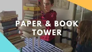 Paper & Book Tower STEM Challenge | Engineering Project for Kids