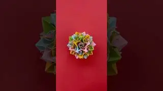 Origami Curler Icosidodecahedron (Herman Van Goubergen)