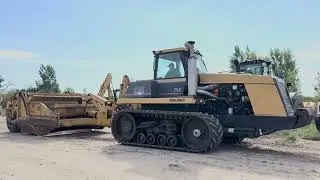 1090 - Caterpillar 75c Challenger Track Tractor / Scraper Will Be Sold At Auction!