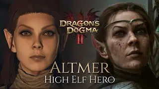 Dragon's Dogma 2 Female Character Creation Process - High Elf from ESO Trailers