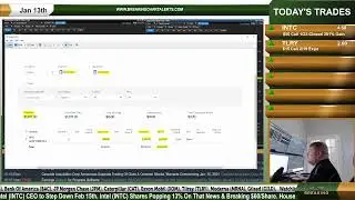 🔴  Live Trading: Intel (INTC) CEO Stepping Down, INTC Shares Spiking 13%. Impeachment Vote Coming