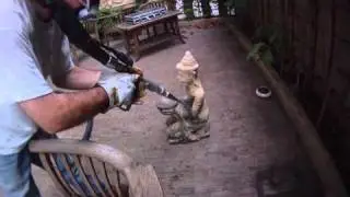 Removing mold on sandstone with Dry Ice