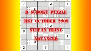 11 Sudoku Stefan Heine   Advanced  20091021
