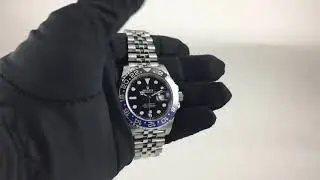 Обзор часов Rolex GMT Master II Batman на браслете Jubilee 126710BLNR.