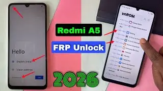 Redmi A5 FRP Google account bypass | Redmi A5 FRP Bypass 2026 Android 15 100% Working - With PC