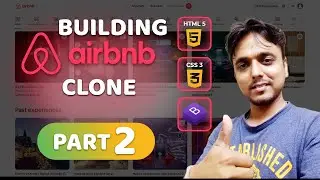 Building Airbnb Clone Using HTML CSS and JAVASCRIPT Part 2 | Website Designing Step By Step