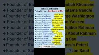 Founder of countries #fpscpastpapers #cssmpt #ppscpastpaper #onepapermcqspreparation #fpsc #pakistan