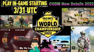 Call of Duty Mobile 2022 World Championship Detail | Free Rewards in Codm| CODM HOLI 2022 FREE SKINS